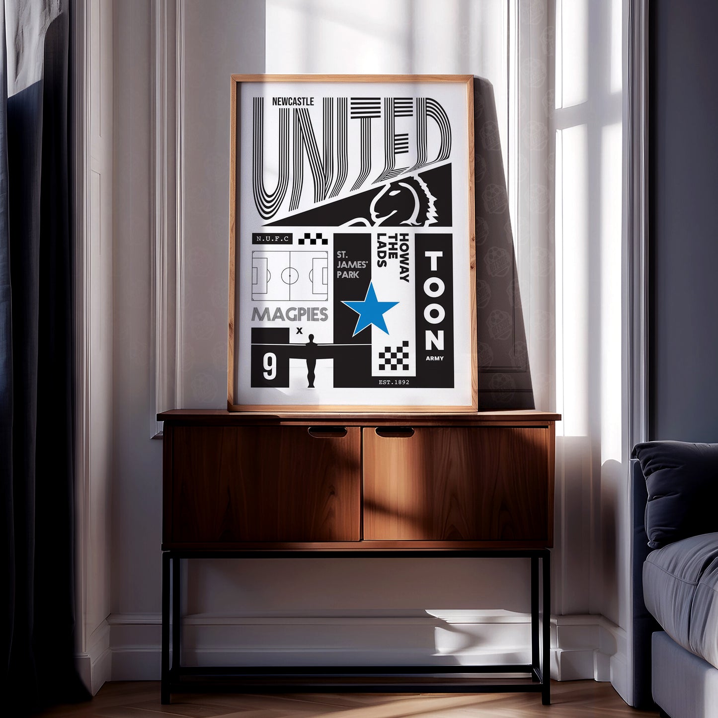 Newcastle United 'Toon Army' Poster