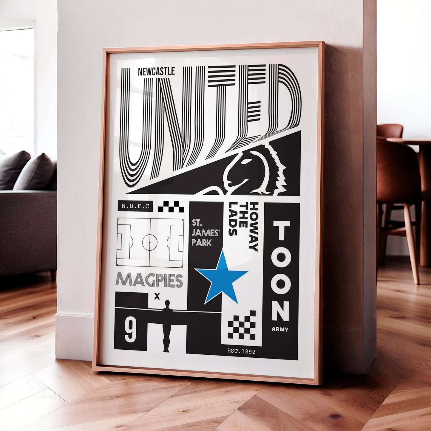 Newcastle United 'Toon Army' Poster