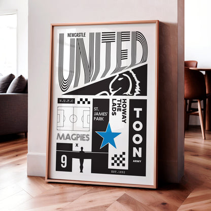 Newcastle United 'Toon Army' Poster