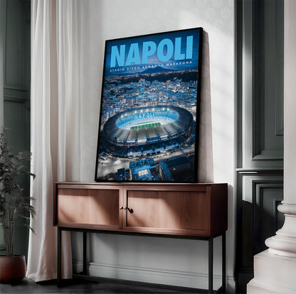 Napoli Stadium Poster
