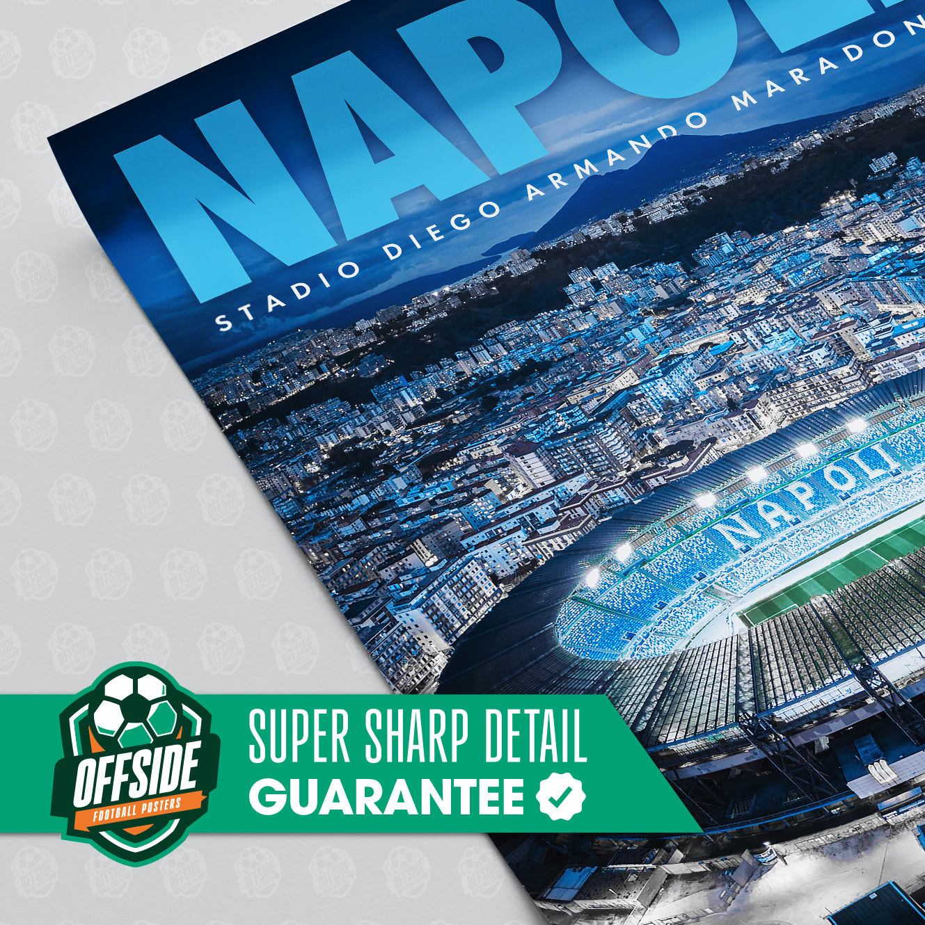 Napoli Stadium Poster