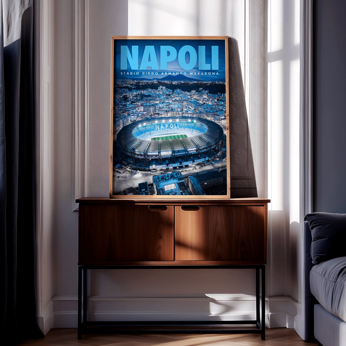 Napoli Stadium Poster