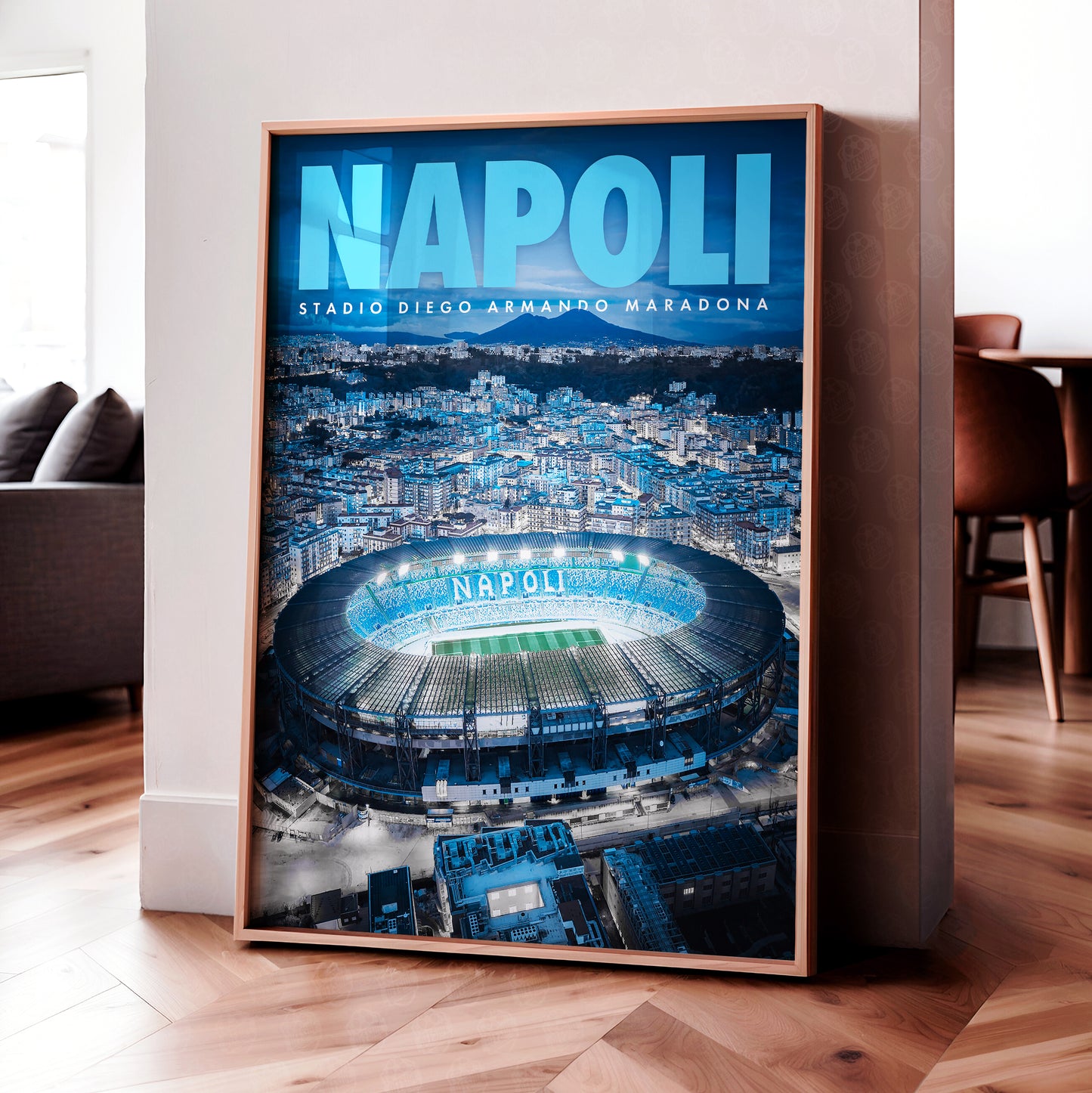 Napoli Stadium Poster