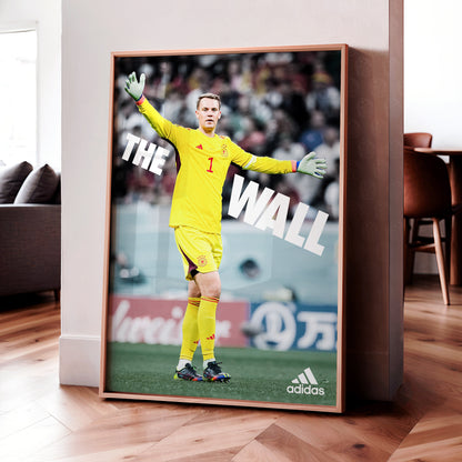 Manuel Neuer 'The Wall' Poster