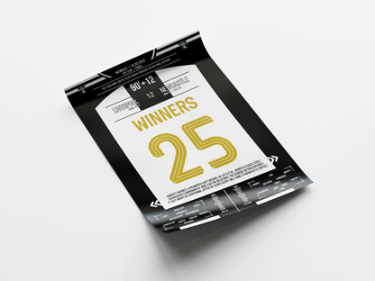 Newcastle United 'EFL Final Jersey' Poster