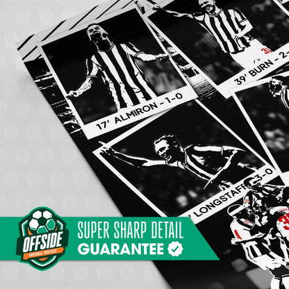 Newcastle United vs PSG Poster