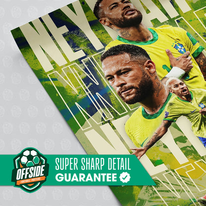 Neymar 'Brazil' Poster