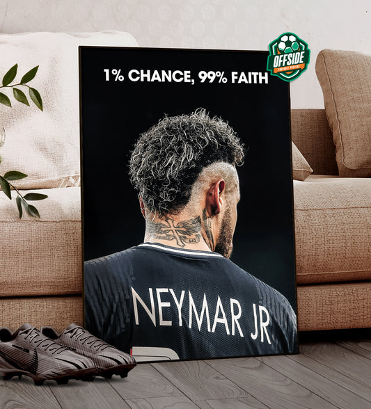 Neymar 'Faith' Poster