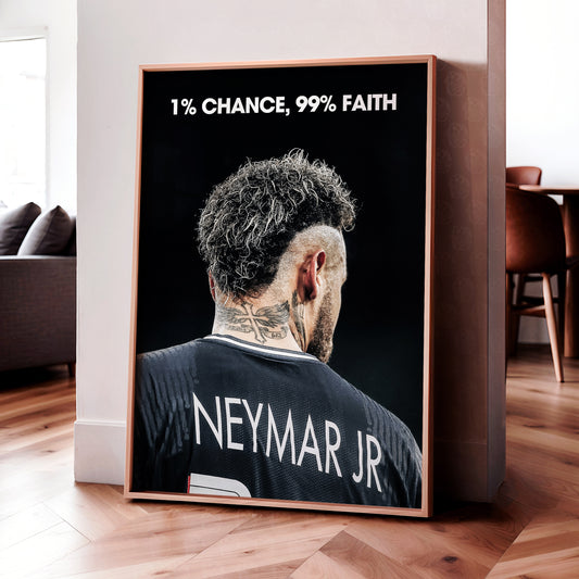 Neymar 'Faith' Poster