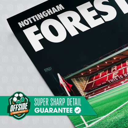 Nottingham Forest City Ground Poster