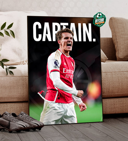 Martin Odegaard 'Captain' Poster
