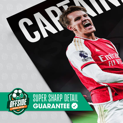 Martin Odegaard 'Captain' Poster