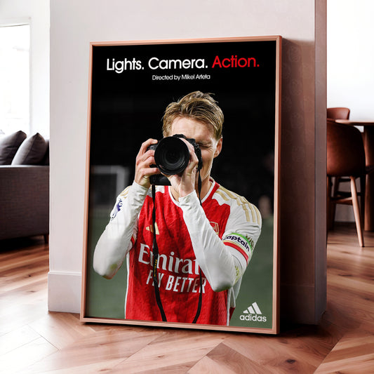 Martin Odegaard 'Action' Poster