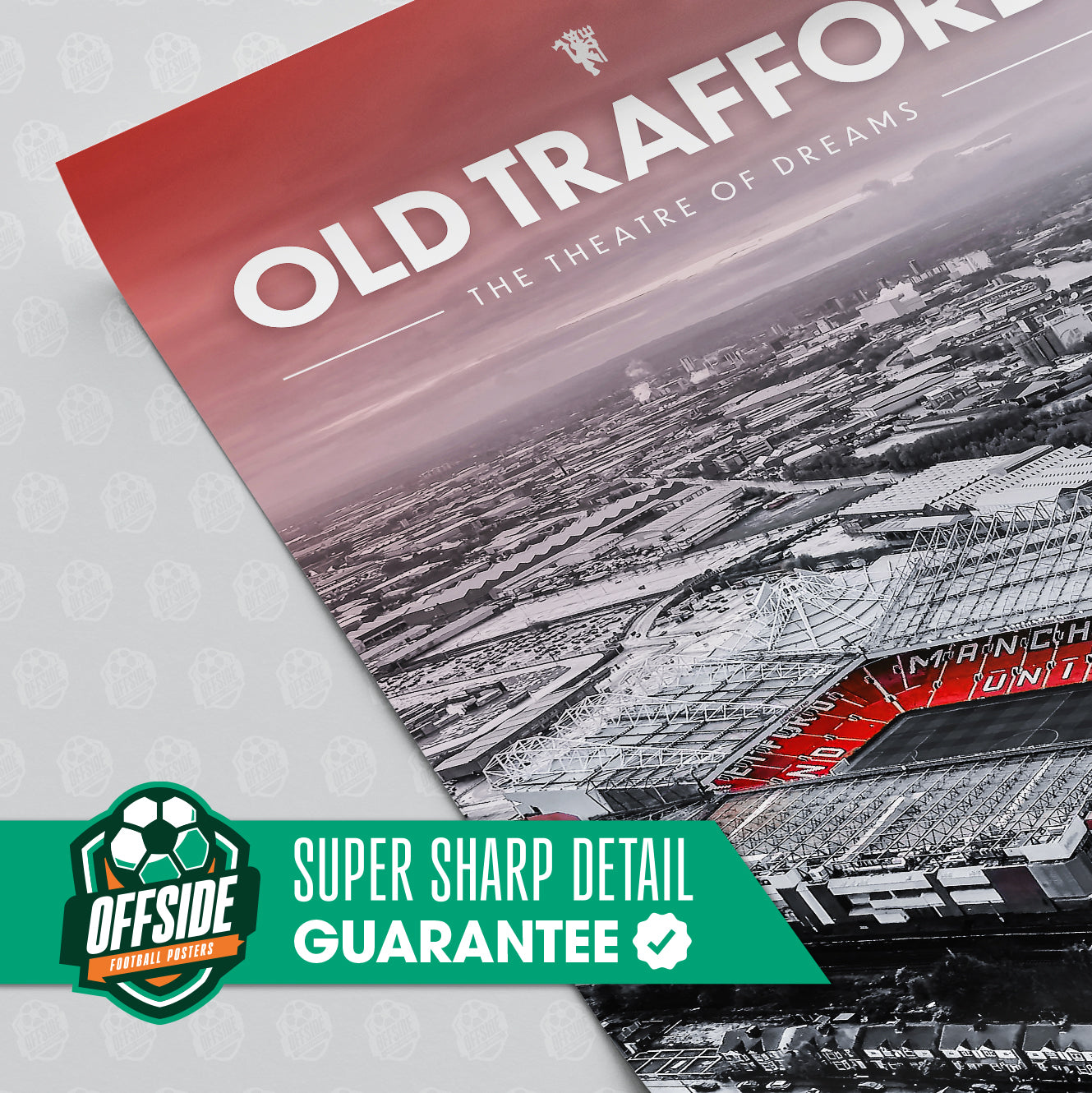 Old Trafford 'Theatre Of Dreams' Poster