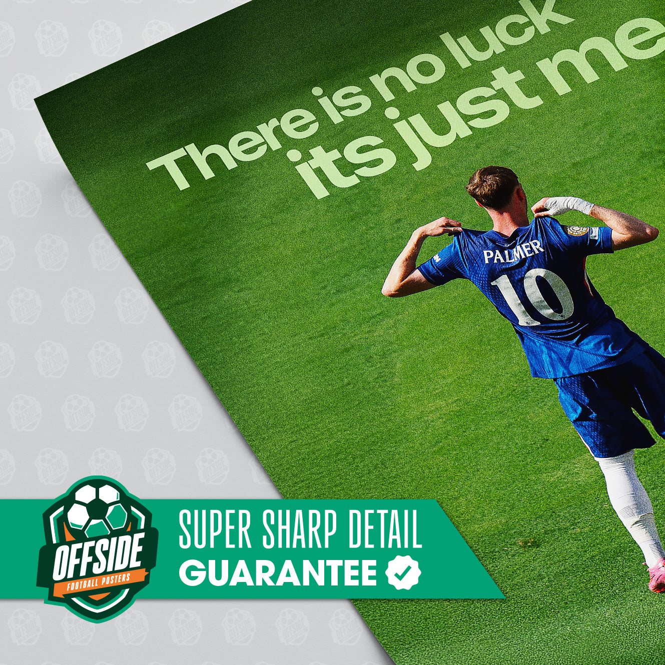 Cole Palmer 'No Luck, Just Me' Poster