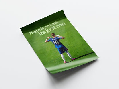 Cole Palmer 'No Luck, Just Me' Poster