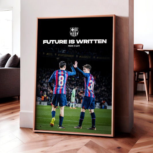 Pedri x Gavi 'Future' Poster