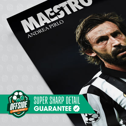 Andrea Pirlo 'Maestro' Poster