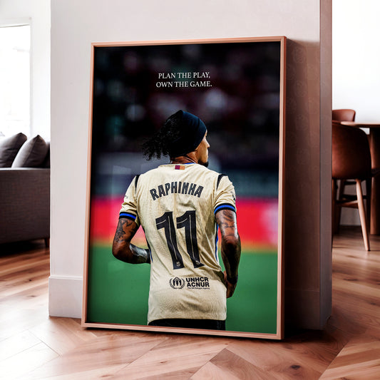 Raphinha 'Own The Game' Poster