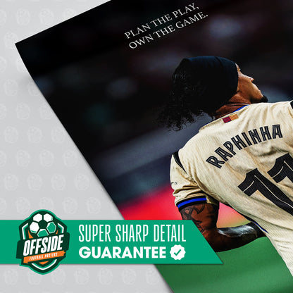 Raphinha 'Own The Game' Poster