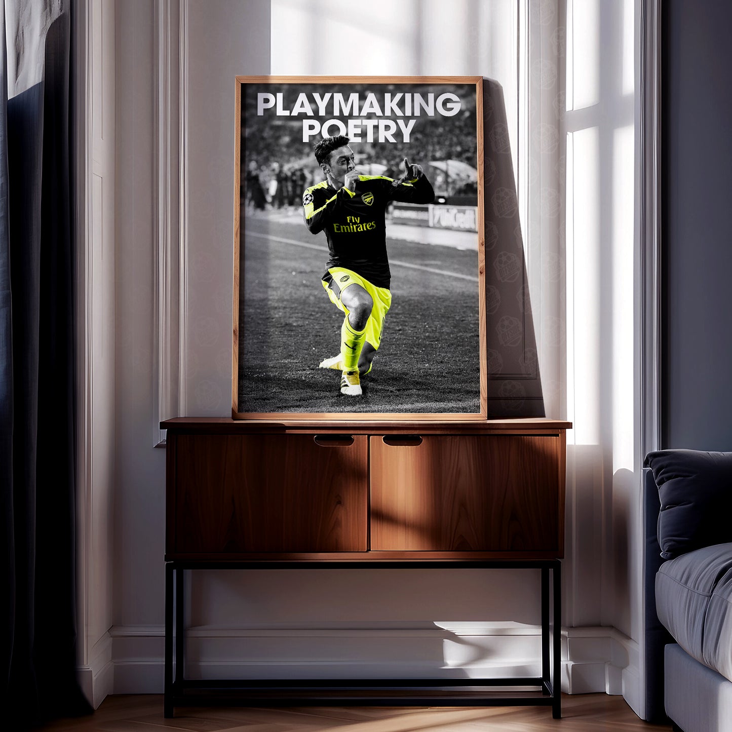 Mesut Ozil 'Playmaking Poetry' Poster