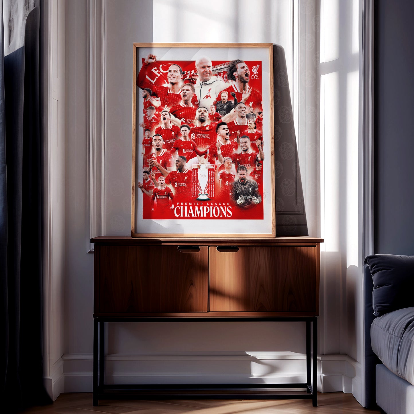 Liverpool 'Premier League Champions 24/25' Poster