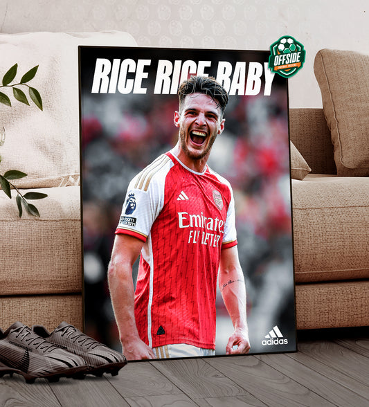 Declan Rice 'Rice Rice Baby' Poster