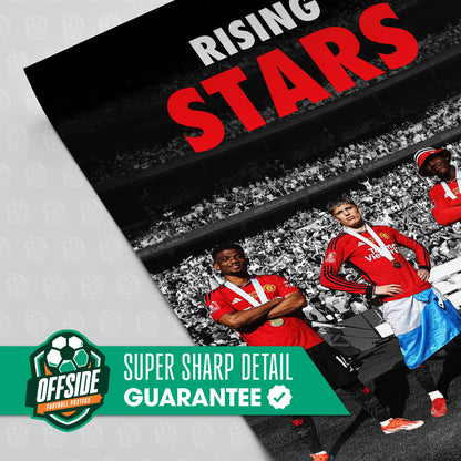 Manchester United 'Rising Stars' Poster