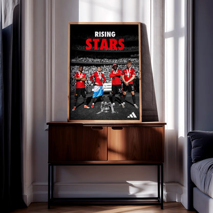 Manchester United 'Rising Stars' Poster