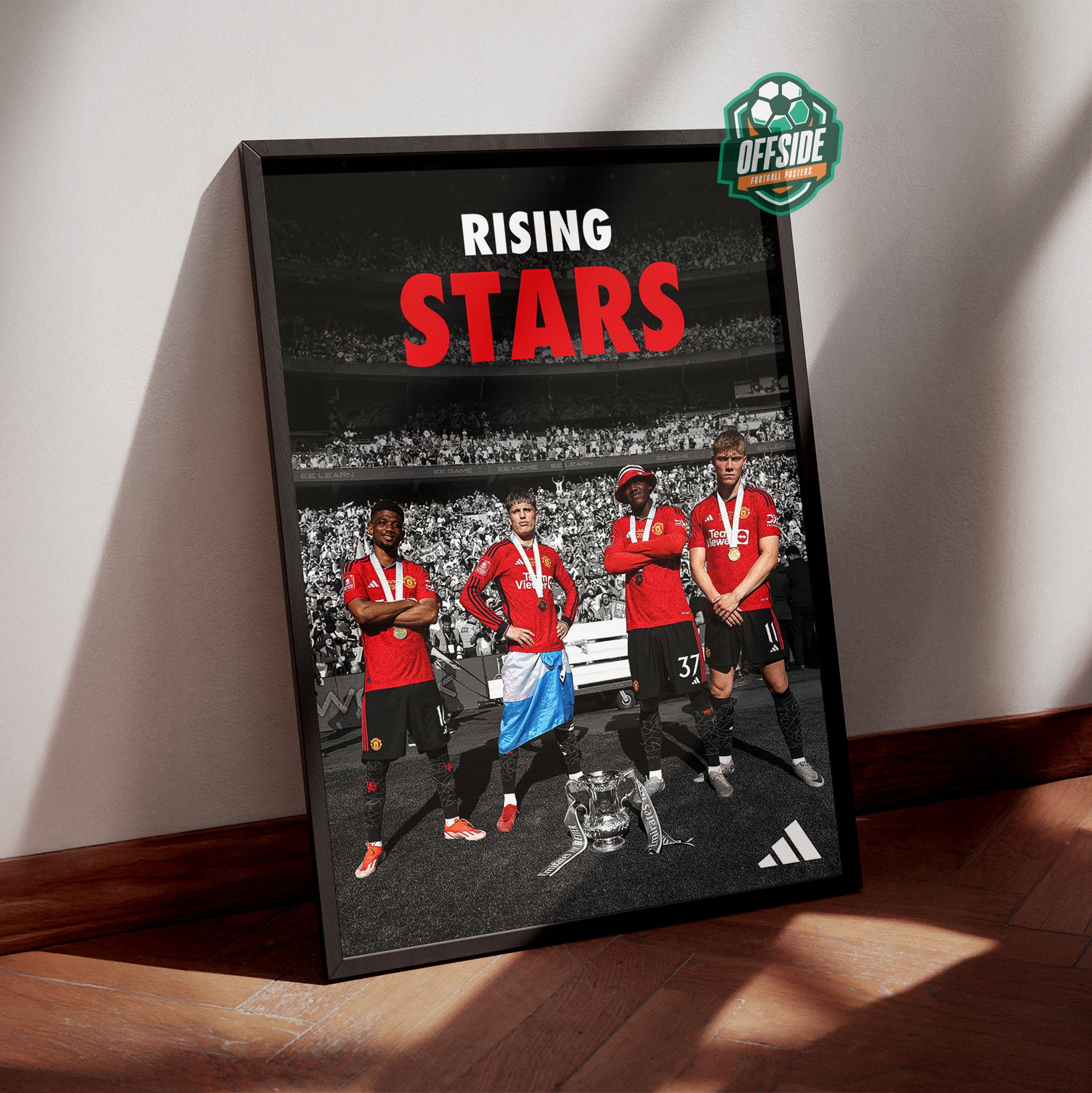 Manchester United 'Rising Stars' Poster – Offside Posters