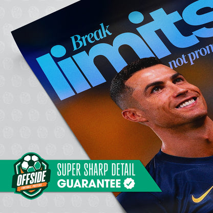 Cristiano Ronaldo 'Break Limits' Poster