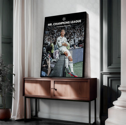 Cristiano Ronaldo 'Mr Champions League' Poster