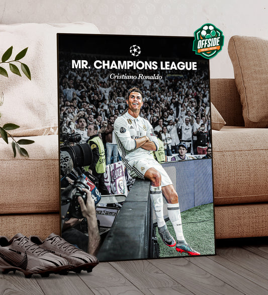 Cristiano Ronaldo 'Mr Champions League' Poster