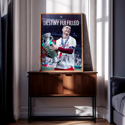 Cristiano Ronaldo 'Destiny Fulfilled' Poster