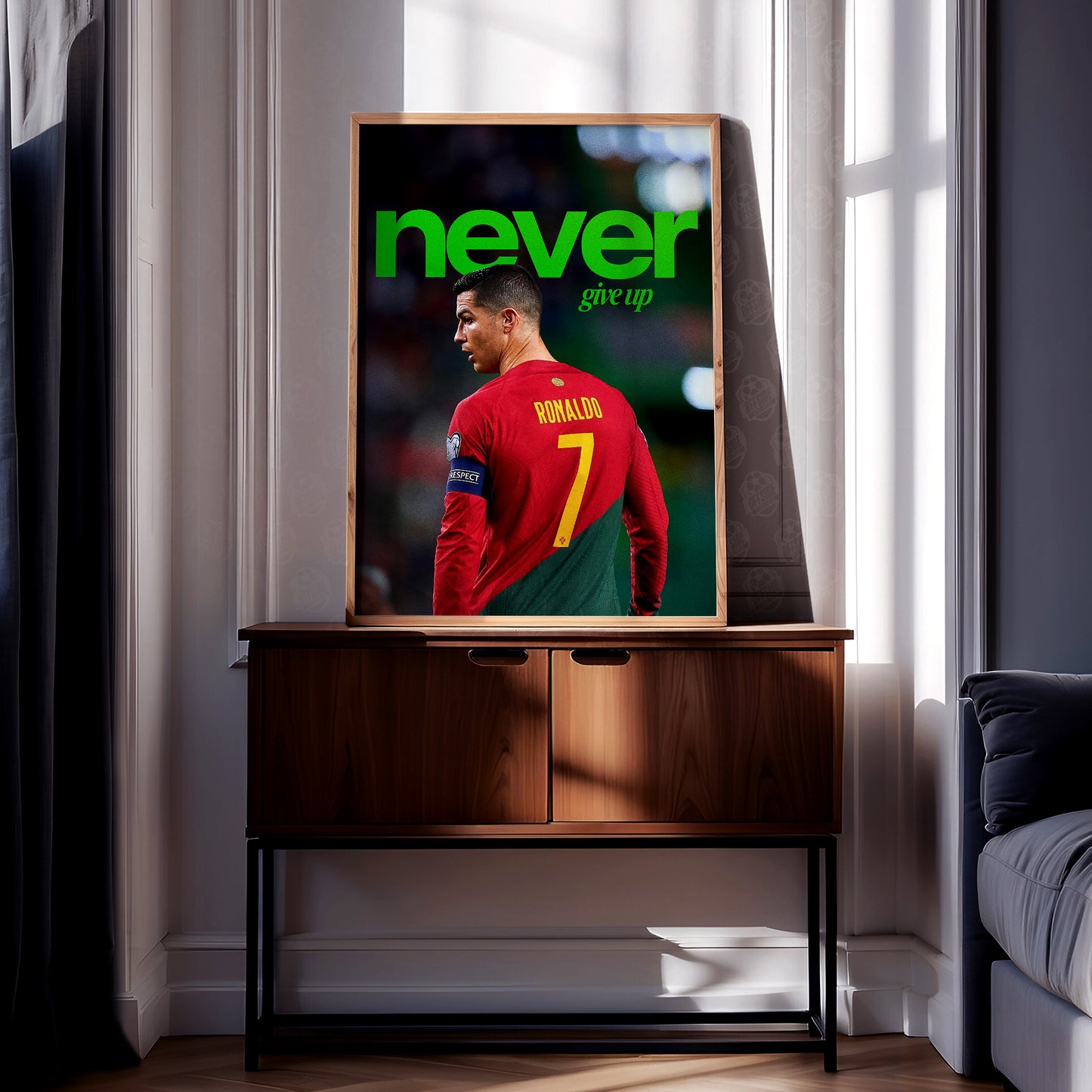 Cristiano Ronaldo 'Never Give Up' Poster