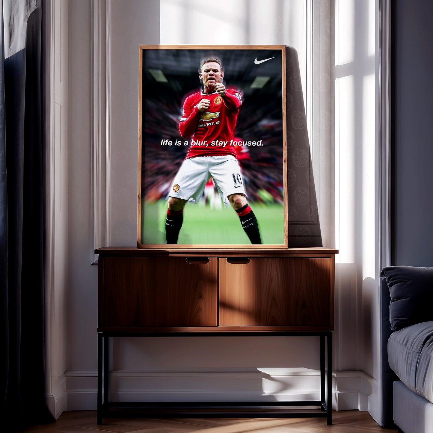 Wayne Rooney 'Life Is A Blur' Poster