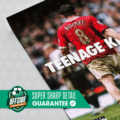 Wayne Rooney 'Teenage Kicks' Poster