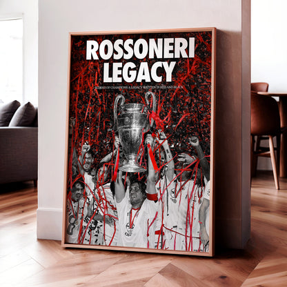 AC Milan 'Rossoneri Legacy' Poster