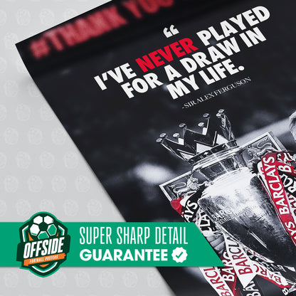 Sir Alex Ferguson Quote Poster