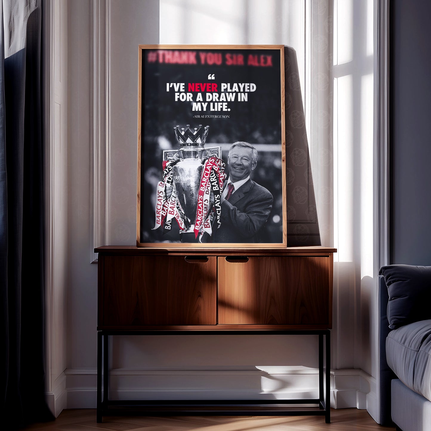 Sir Alex Ferguson Quote Poster