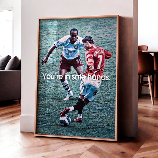 Cristiano Ronaldo 'You're In Safe Hands' Poster