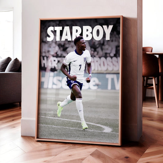 Bukayo Saka 'Starboy' Poster