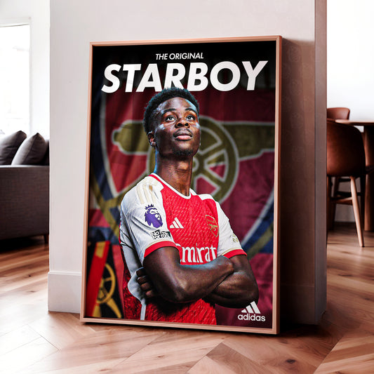 Bukayo Saka 'Original Starboy' Poster