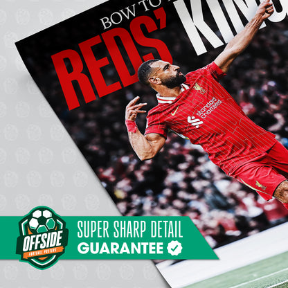 Mo Salah 'Reds' King' Poster