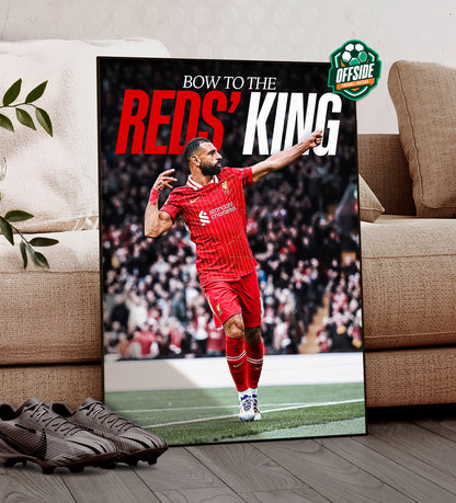Mo Salah 'Reds' King' Poster