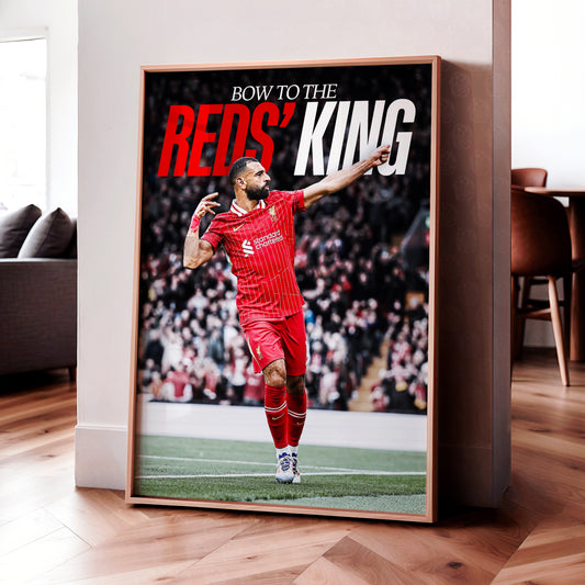 Mo Salah 'Reds' King' Poster