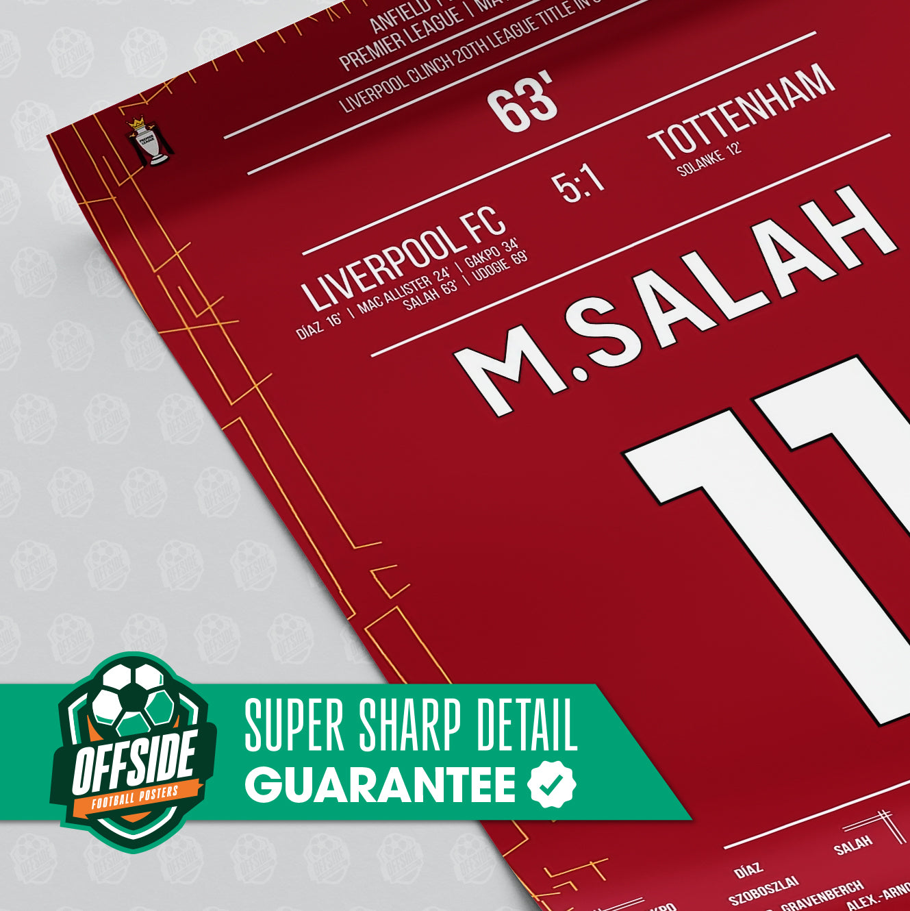 Mo Salah 'EPL Jersey' Poster