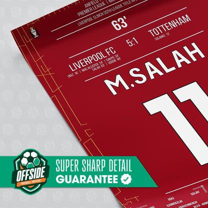 Mo Salah 'EPL Jersey' Poster