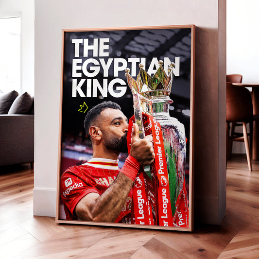 Mo Salah 'The Egyptian King' Poster