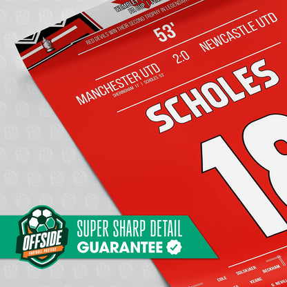 Paul Scholes 'FA Cup Jersey' Poster